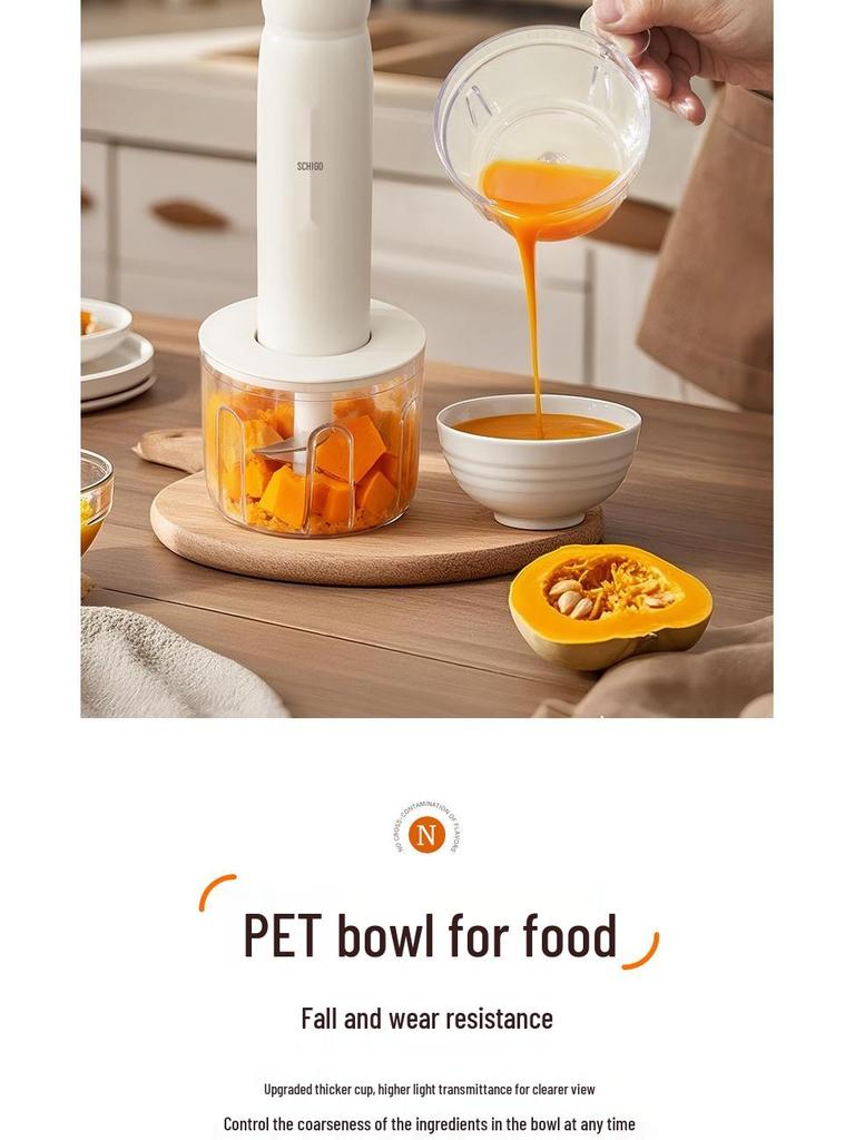 Stainless Steel Electric Meat Grinder with Four Bowls & Double Blades – Odorless, Large Capacity, Multi-Functional Food Processor