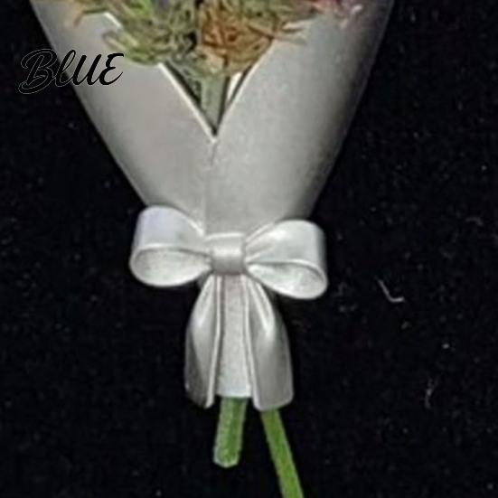 DIY Flower Necklace Bouquet And Earrings Set Mini Vase Pendant