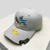 And Women Interesting Letter Print Embroidery Baseball Caps Sun Protection Bottle Opener All-Match Niche Style Peaked Hats Personalized Trendy Ins