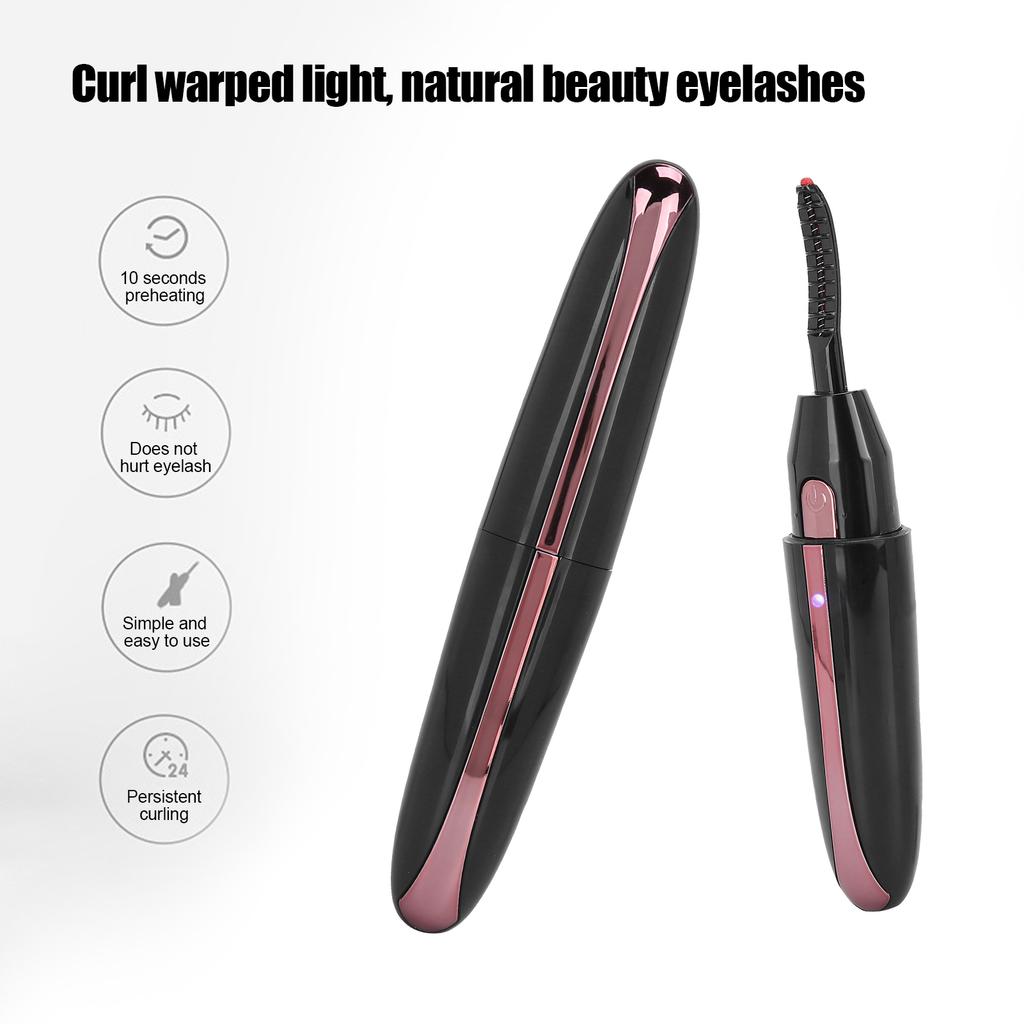 USB Rechargeable Electric Eyelash Quick Natural ing Heating Eyelash