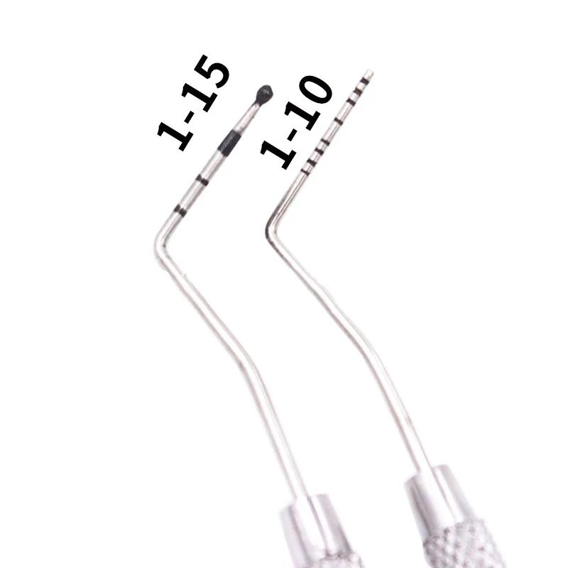 Dental Graduated Periodontal Probe High Quality Tainless Steel Dentist Instrument Tool 1-15 1-10