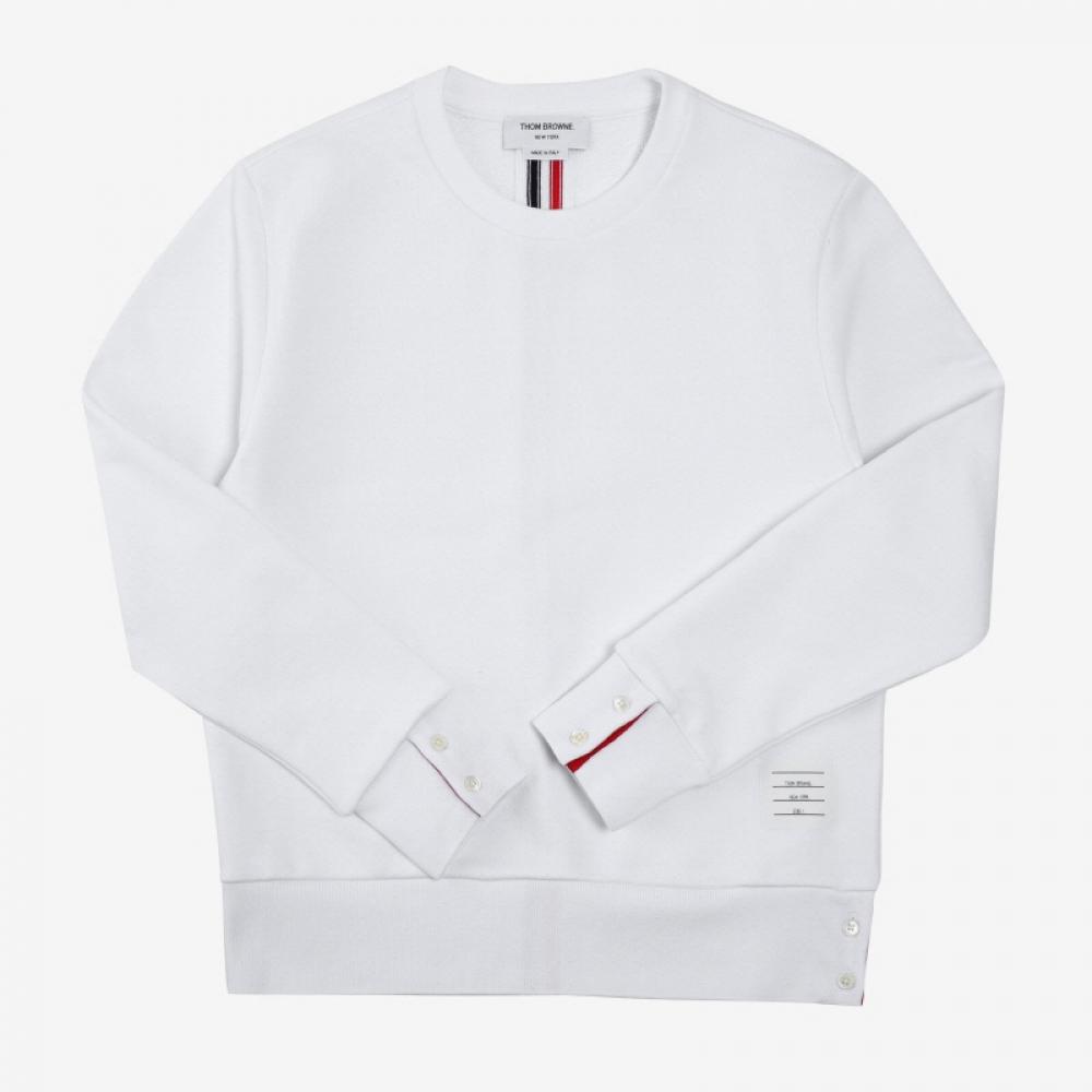 Thom Browne Gestricktes Sweatshirt Mittlerer Rückenstreifen Herren Mjt085a 03377 100