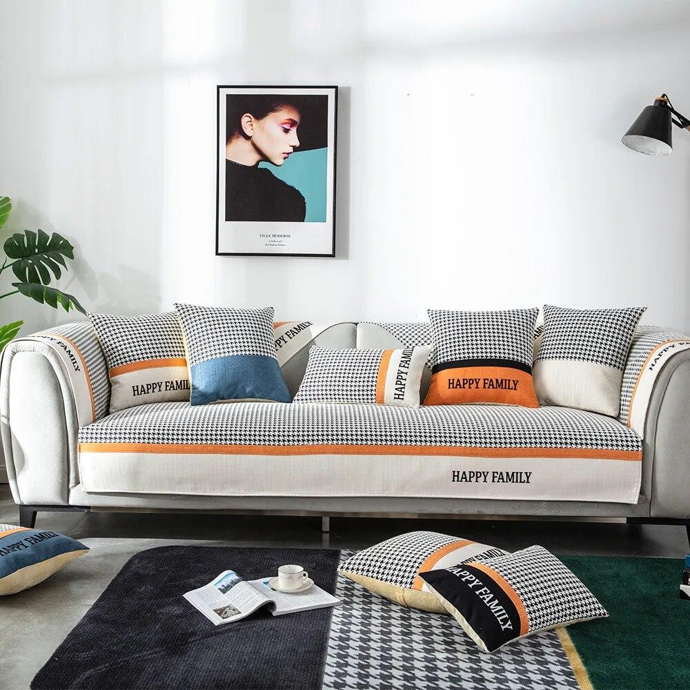 

Thicken Sofa Cushion Anti-Skid Sofa Covers Breathable Furniture Protection Covers for Living Room Decoration 70x70cm 1pcs