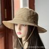 Cool Quick-drying Bucket Hat Women's Summer Light Sun Hat Outdoor Mountaineering Hat Travel Windproof Sun Hat