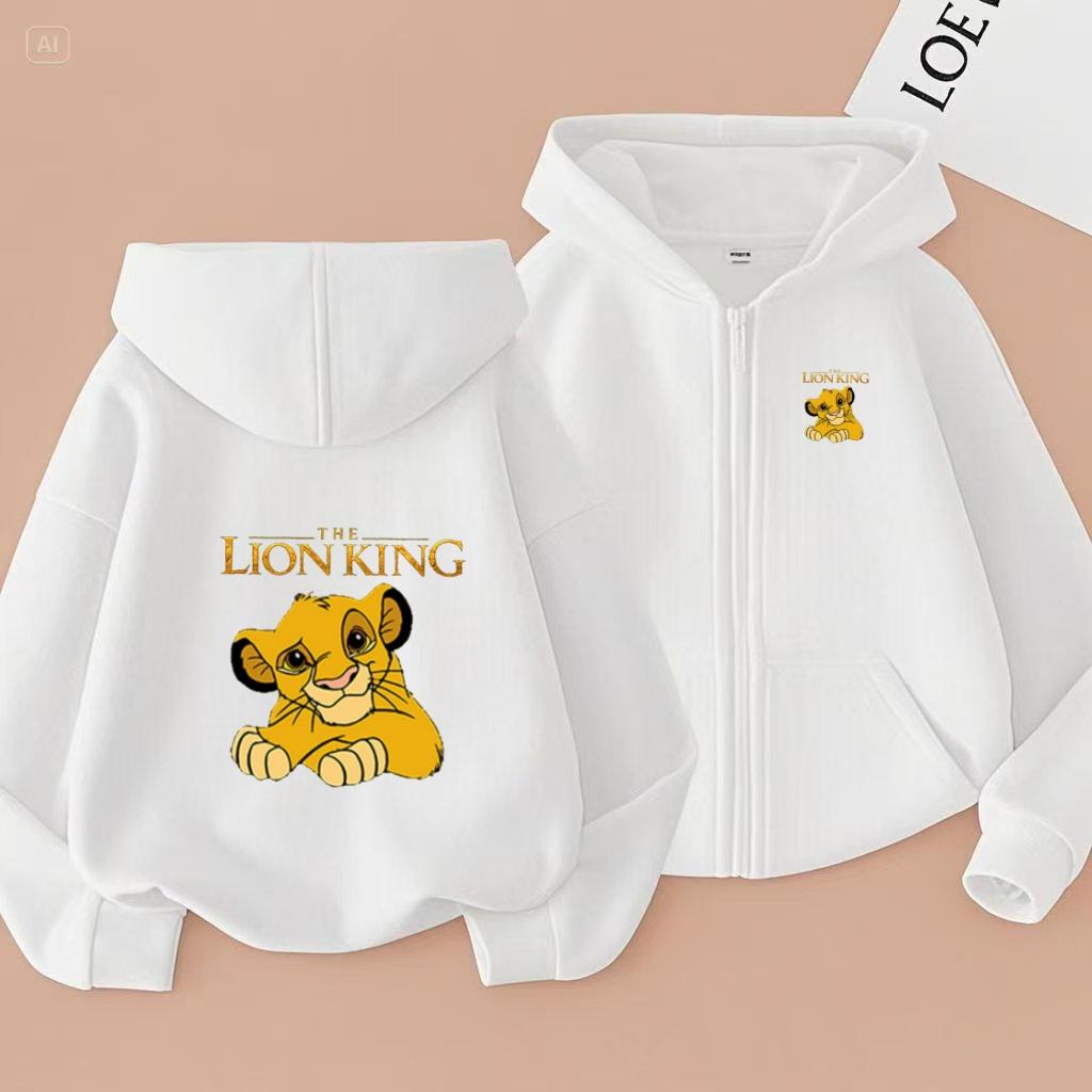 Kids Cardigan Hoodie Zipper Style Sweatshirt Girl Boy 3-12Y Leisure Fashion Long Sleeves Coat Clothes Anime Film Print Loose Top
