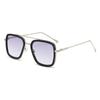 Stylish Men's Square Frame Sunglasses Inspired by Iron Man and Spider-Man - Trendy European and American Design, Large Frame