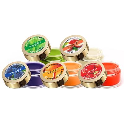 Assorted Lip Balm Set 10 G Each Pack Of 5 Moisturizing Daily Lip Care With Fruity Flavors For Soft Smooth