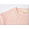 Women's Combed Cotton High-waisted Short T-shirt Summer New Slim Thin Small People with Short-sleeved Tops