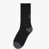 GOALSTUDIO COLOR BLOCK CREW SOCKS-BLACK