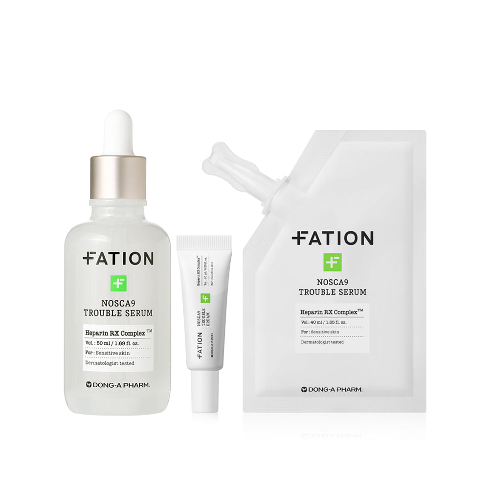 FATION Noscanine Trouble Serum 50ml Refill 2-pack with Cream 10ml