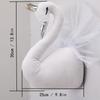 Crown Swan Animal Head Wall Decoration Doll - Princess & Children's Room Decor Perfect for Photographic Backdrop & Home Ornament