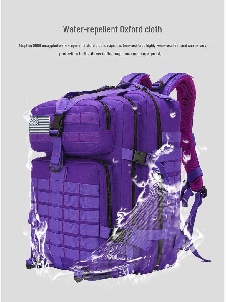 Blackhawk Outdoor Waterproof Wear-Resistant Tactical Backpack, Oxford Cloth, 3P Assault Design