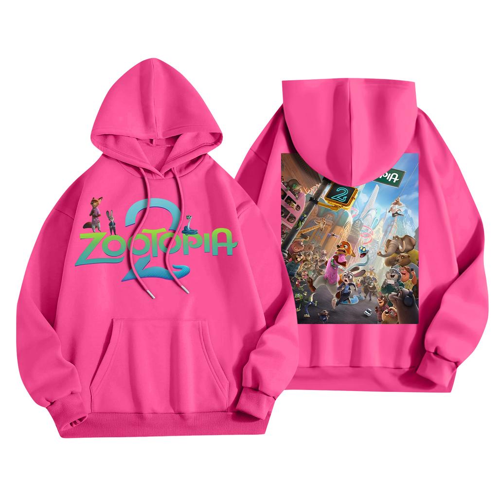 Women's Casual FashionPrinted  Casual Hooded Sweatshirt With Pockets