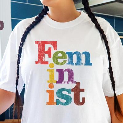 Feminist Comfort Colors® 1717 T-and Kids Tshirt for Feminists, Allies & Progressives