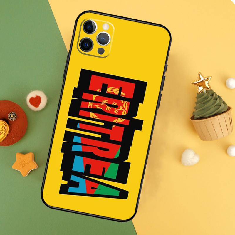 Eritrean Flag Phone Case For iPhone 17 16 16E 15 14 12 11 13 Pro Max 12 13 Mini 17Air Shockproof Cover