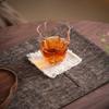 Retro old cloth beard edge hand-made coaster Zen tea cup holder thermal insulation coaster tea table anti-scalding mat tea