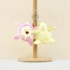 Charming Green And Pink Plush Turtle Keychain Cuddly Cartoon Toy For Kids