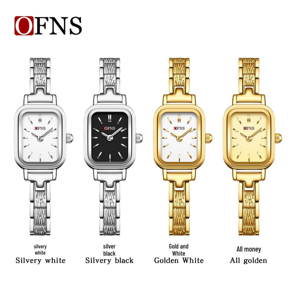 OFNS High-End Women's Light Luxury Waterproof Quartz Watch with Alloy Strap