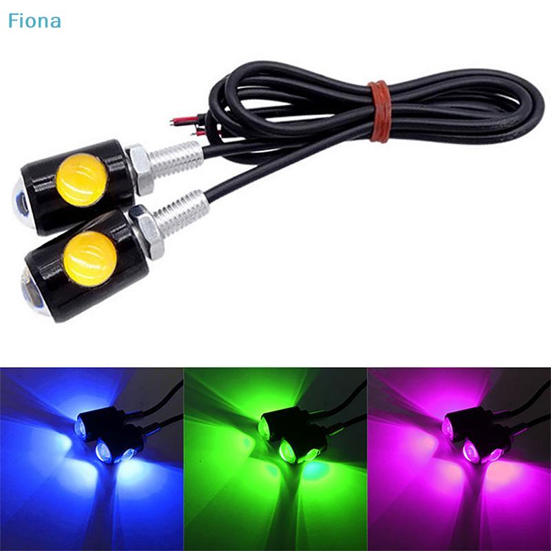 2Pcs Motorcycle LED License Plate Lights - Mini Bolt-On LED Lights for Bike, Scooter & Car License Plate Illumination