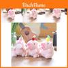 Adorabile Carino Capibara Gonfia Bolle Peluche Portachiavi Animale Morbido Ripieno Giallo Rosso Rosa