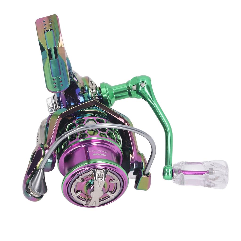 Fishing Reel 13+1BB Carbon Lightweight Compact Hollowed Shallow Cup Diagonal Mouth Spinning Reels for Saltwater