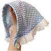 Delicate Lace Patterns Vintage Lace Hairband Plaid Triangle Scarf
