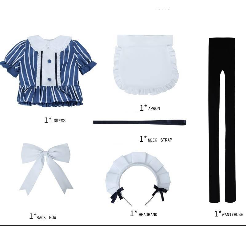 Terrace The Cafe Its Goddesses Cosplay Costume Dress Roleplay Outfit Polyester