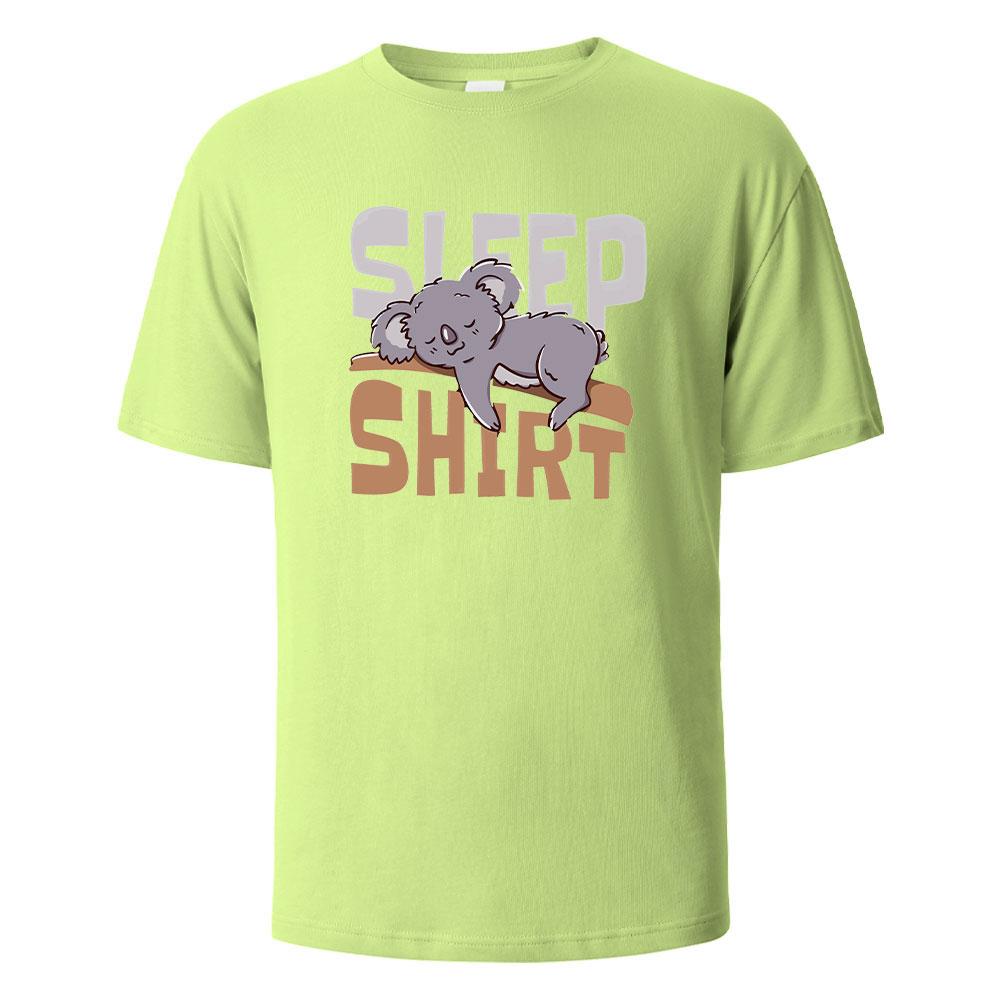 The Sleep Shirt Print TShirt 100 Cotton Summer Tees For Men Women Oversize Casual Tops