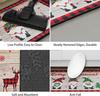 1/2Pcs Christmas Holiday Kitchen Floor Mat Home Decor Bedroom Balcony Long Carpet Festive Atmosphere Welcome Door Mat