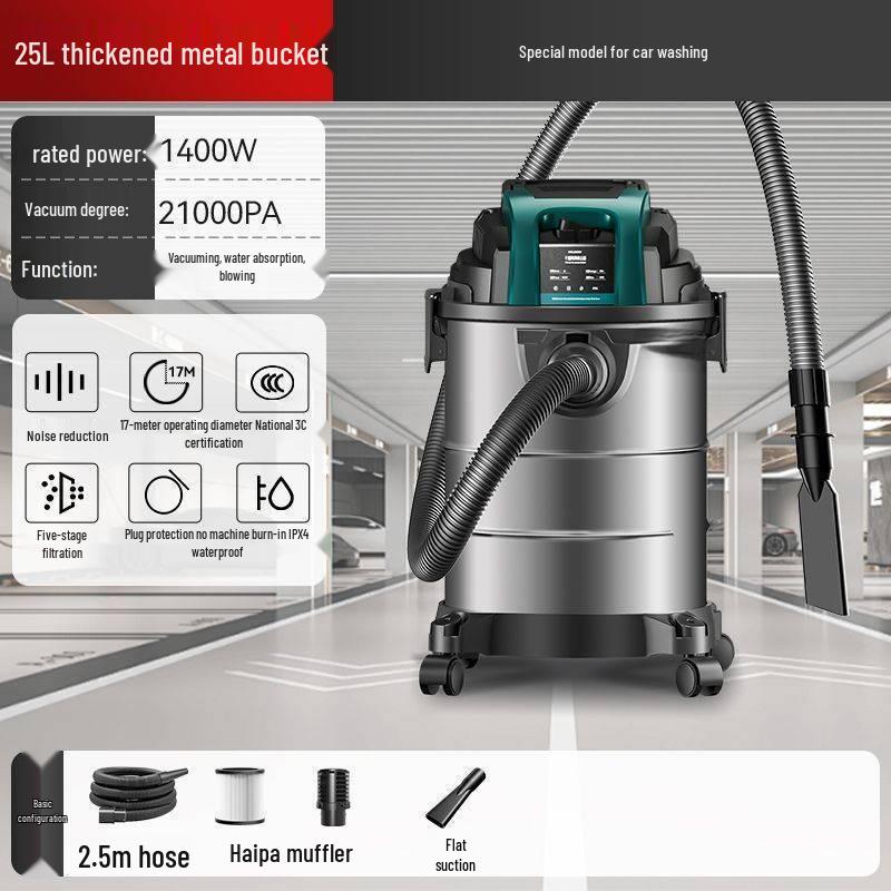 Large Suction Wet & Dry Vacuum Cleaner for Home & Industrial Grout Cleaning