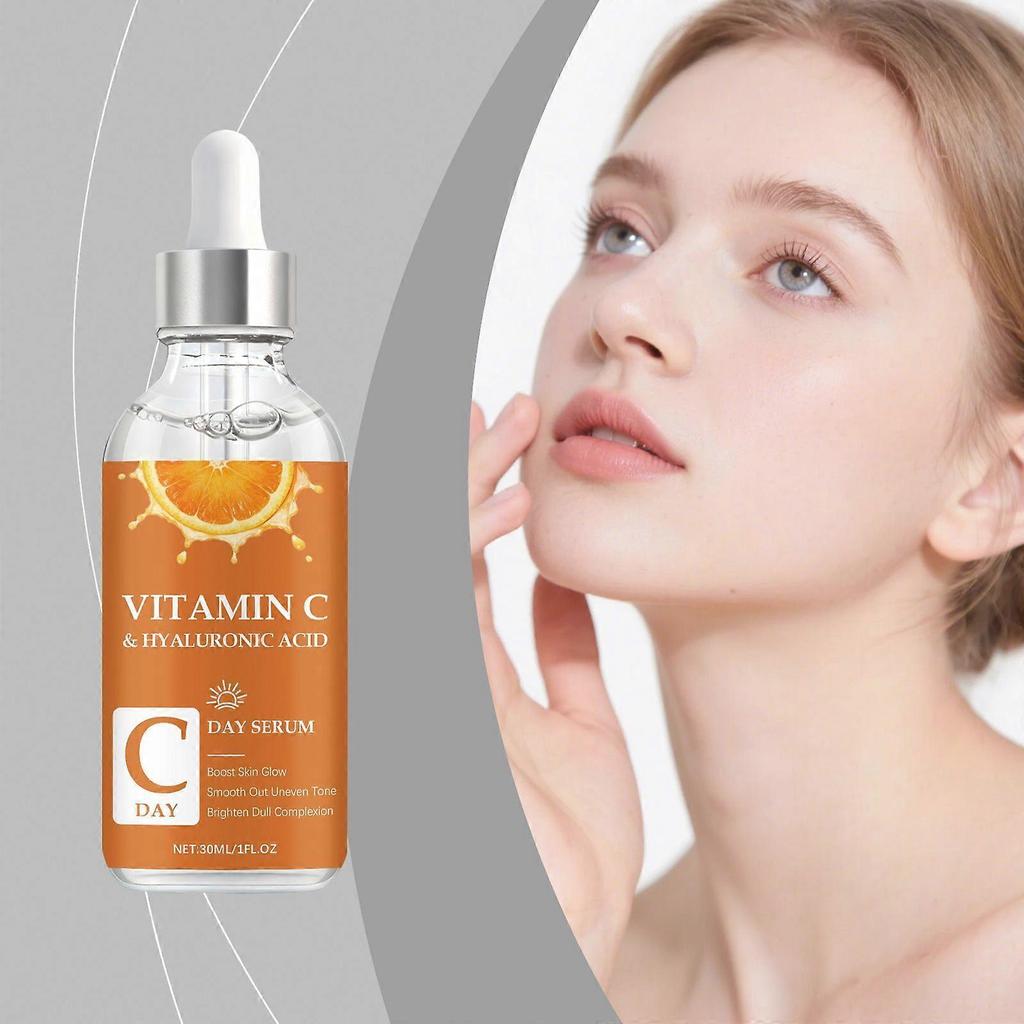 Limited time!!Amz Vitamin C Essence Moisturizing Facial Skin Hydrating Texture Refreshing Glossy Care Daily Skin Care Essence