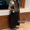 Mid-Length Polka Dot Maternity Skirt - Autumn/Winter 2025 Japanese Retro Style