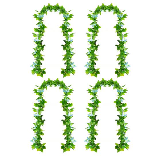 

Букет искусственных цветов Яркий Реалистичный Искусственный Ротанг Искусственный Шелковый Букет Свадебная Вечеринка Домашнее Украшение синий