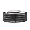 Camnoon 49mm Close-up Filter Kit 4pcs(+1,+2,+4,+10) Macro Filters Close-up Lens Filter Set with