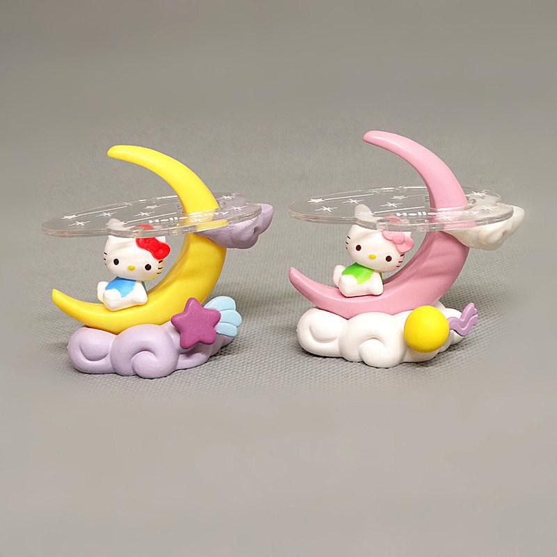 Latest 8 Assembled Dolls Moon Forest Cat Skating Cute Duck Bathtub Scene Holiday Surprise Holiday Gifts For Girls