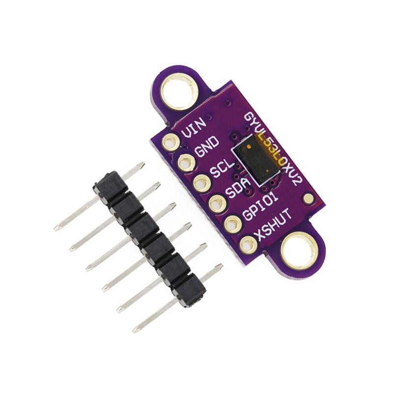 1Pc VL53L0X Time-of-Flight Distance Sensor (ToF) Laser Ranging Sensor Breakout 940nm GY-530 GY-VL53L0XV2 Distance Module I2C IIC