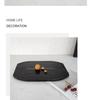 Modern Marble Tray Ornament for Living Room, Bedroom, and Hotel Décor