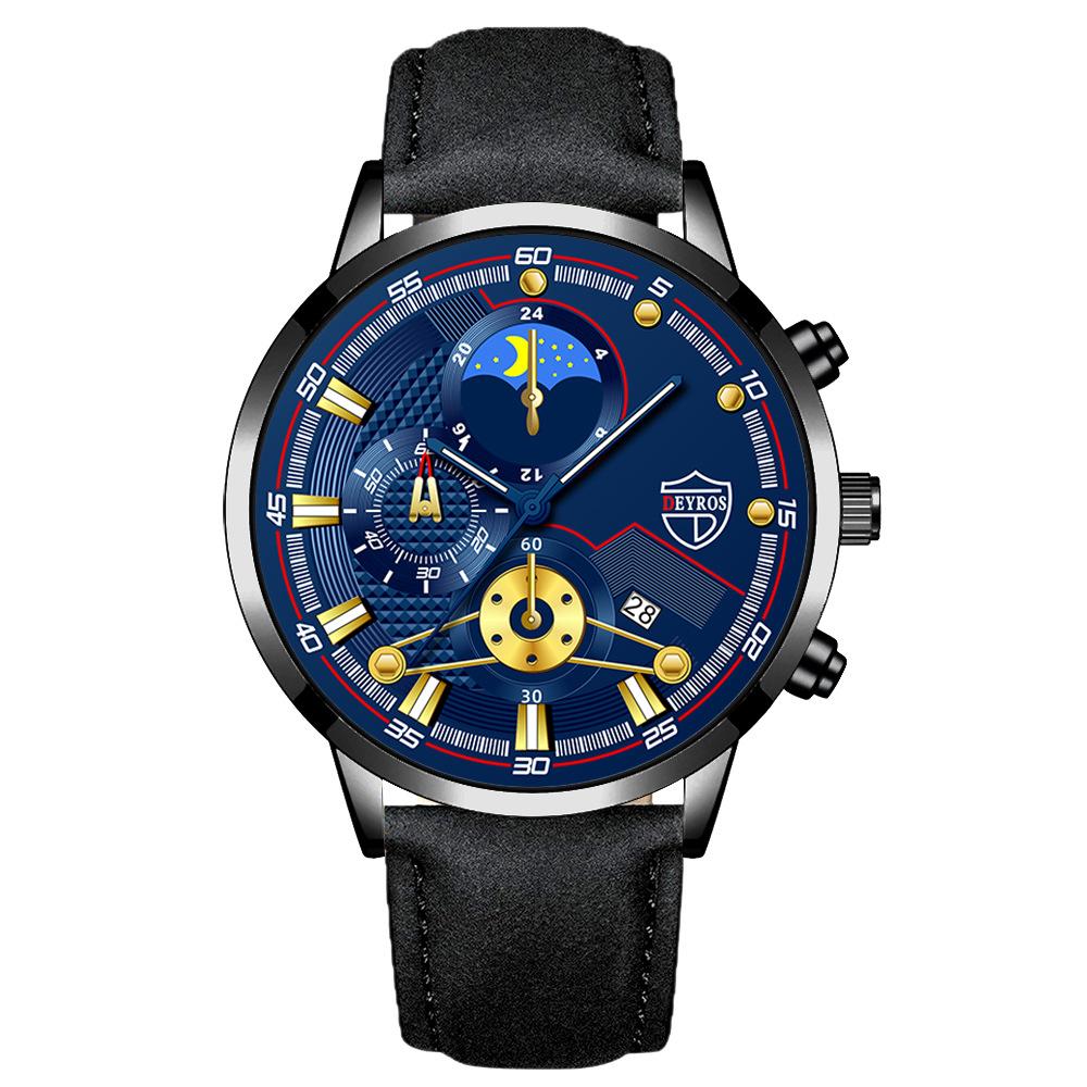 Belt Watch Men'S Calendar Luminous Automatic Quartz Watch