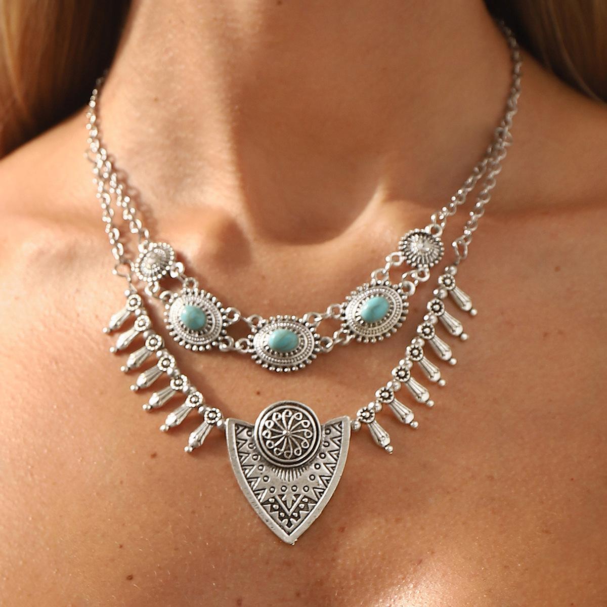 

Модное ожерелье для женских украшений серебряный