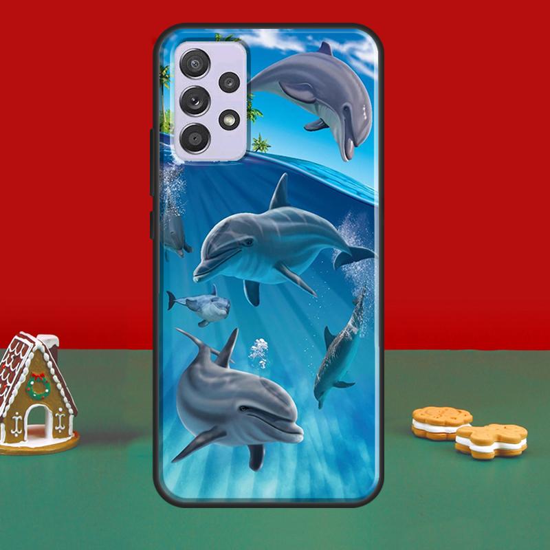 

Чехол Ocean Dolphin для Samsung A52S A12 A32 A42 A52 A72 A51 A71 A31 A11 A40 A50 A70 A21S Чехол для телефона Samsung A40