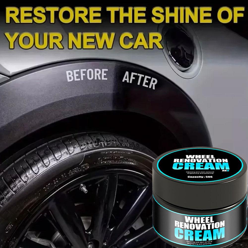 Black Shiny Tire Wax Tire Repair And Maintenance Wax Anti-aging Long-lasting Protection And Repair Prevents Cracks And Whitens