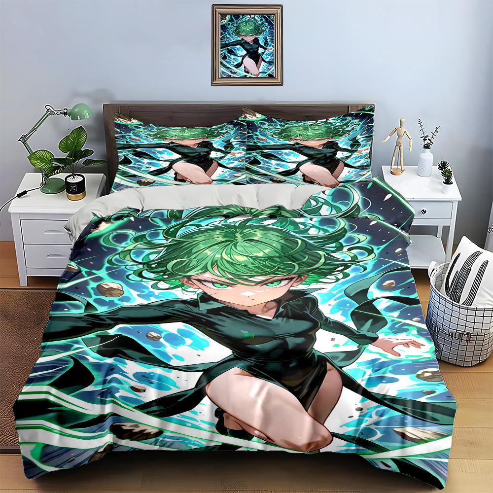 Anime-themed Character Bedding Duvet Cover Sets Duvet Covers Pillowcases Gifts (1 * Duvet Cover 2 * Pillowcases, Without Duvet Insert)