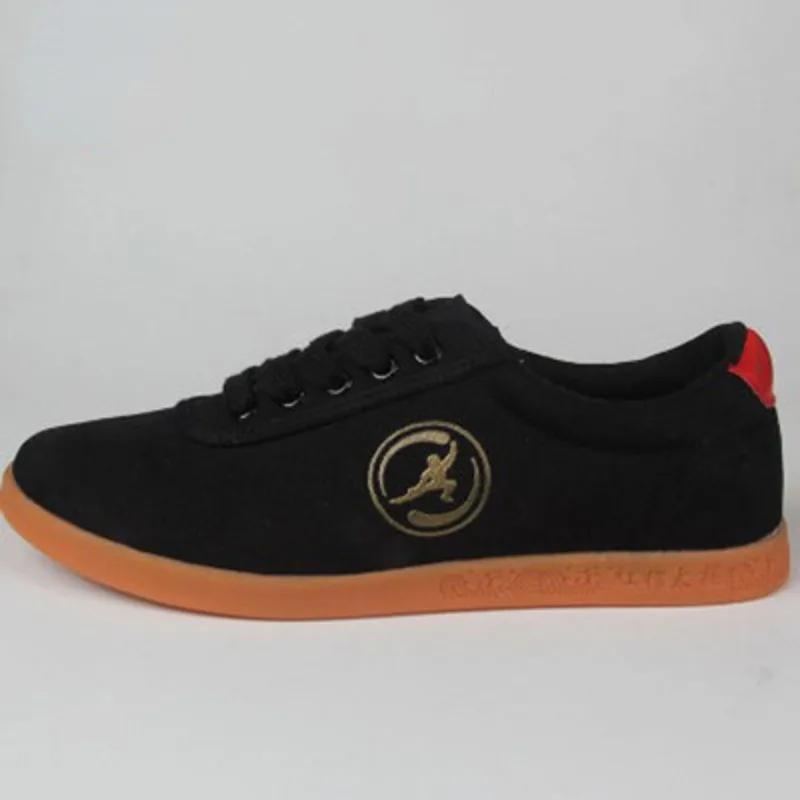 Mode Tai Chi Schuh Sehne Sohle Qualität Kampfsport Schuhe Canvas Weiche Sohle Übung Kung Fu Schuhe Paar Sneaker