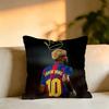 Football Star Lamine Yamal Pillow Case Square DoubleSided Sofa Cushion Cover Bedroom Bedside Pillow