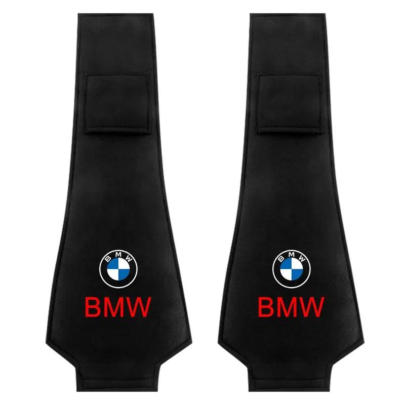 1/2 Peças Acessórios para Carro Capas Protetoras para Encosto de Cabeça de Banco Para BMW M X1 X3 X5 X6 X7 E34 E36 E39 E46 F10 F20 Z4 Performance