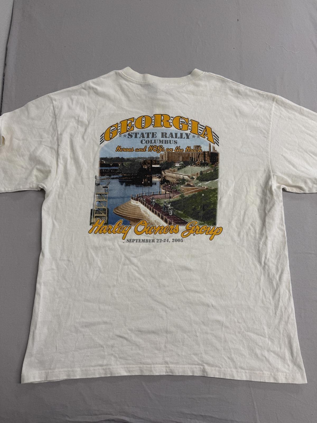 Vintage Georgia State Biker Rally 2005 Hogs on the Hooch XL XL