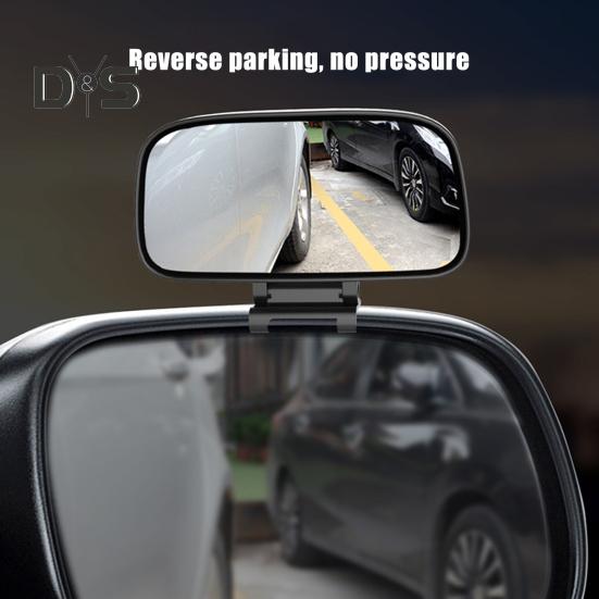 Car Side Rearview Mirror Blind Spot Mirror Adjustable Angle Universal Simple Installation Reversing Wide-angle Auxiliary Mirror