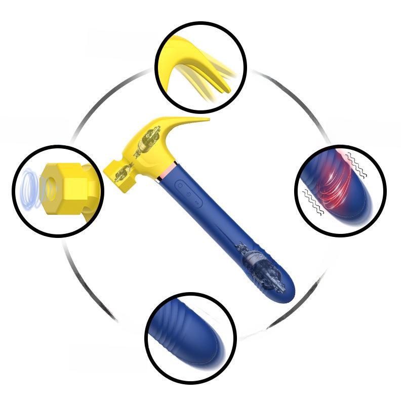 New Multi-Function Vibrating and Telescopic Massager for Women