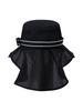 WIDEANGLE Co Ruffle Cover Bag Bucket Hat_Black