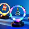 Christmas Night Light Decoration Hanging Santa Claus Xmas Tree Figurine LED Table Lamp Holiday Party Home Bedroom Desktop Decorative Light